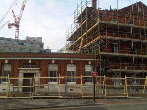 The Post Office being demolished, 2011
