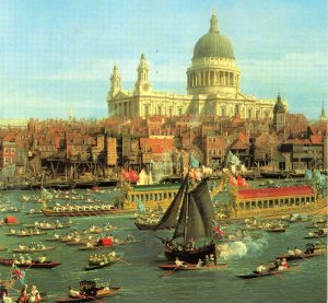 Canaletto's views of the Thames of the 1740s show that a city, and its river, can be beautiful and majestic without the need for any greenery