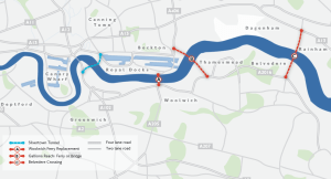 The "package" of road crossings that TFL is currently consulting on